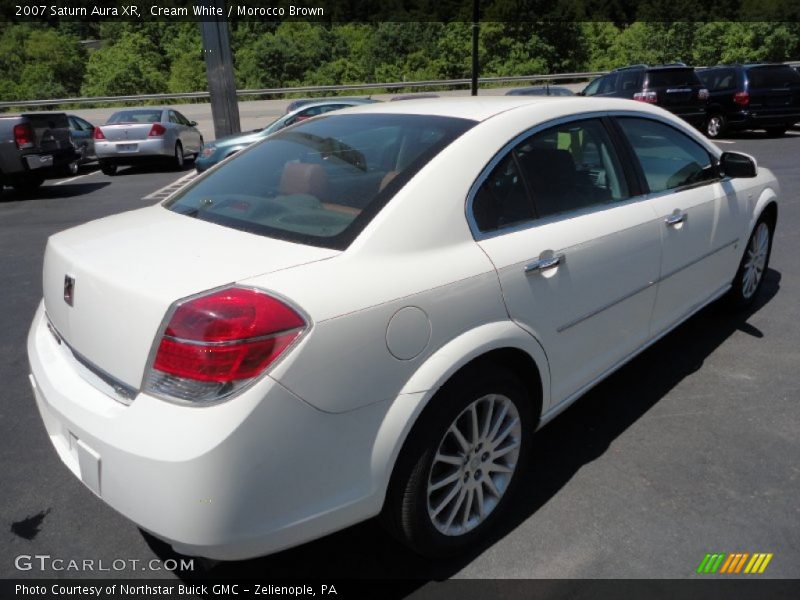Cream White / Morocco Brown 2007 Saturn Aura XR