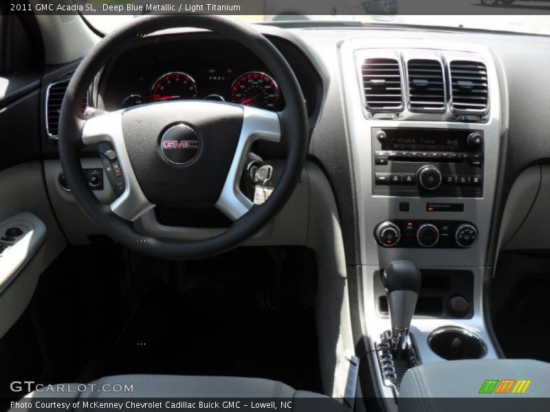Deep Blue Metallic / Light Titanium 2011 GMC Acadia SL