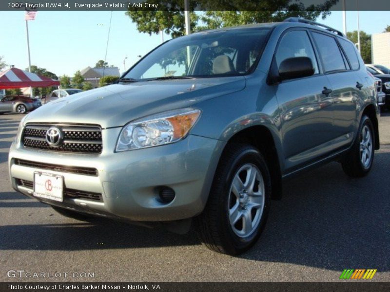 Everglade Metallic / Ash Gray 2007 Toyota RAV4 I4