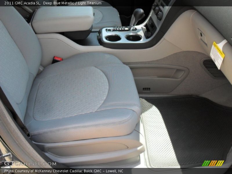 Deep Blue Metallic / Light Titanium 2011 GMC Acadia SL