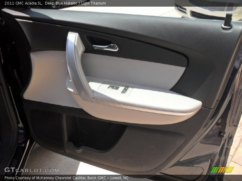 Deep Blue Metallic / Light Titanium 2011 GMC Acadia SL