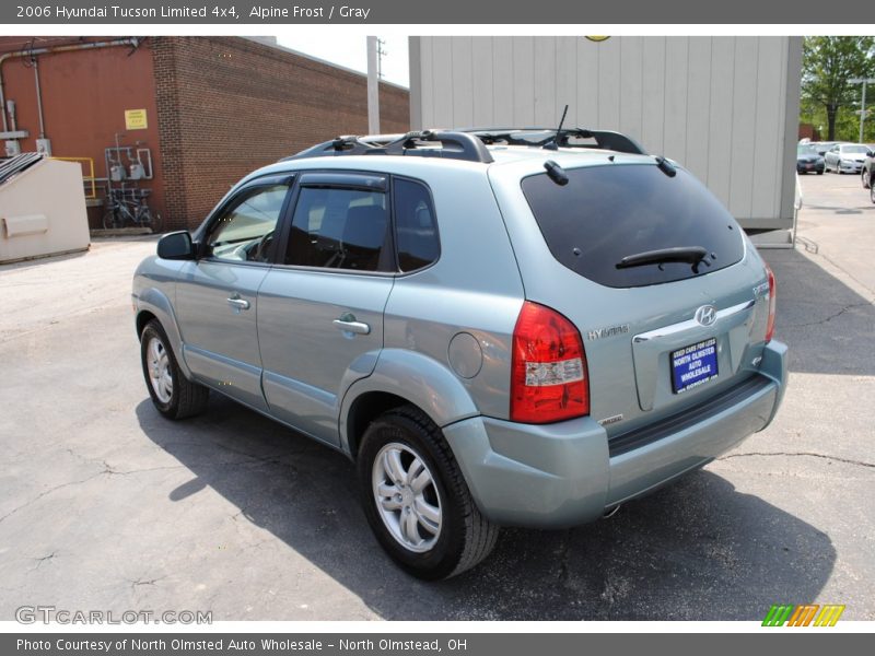 Alpine Frost / Gray 2006 Hyundai Tucson Limited 4x4