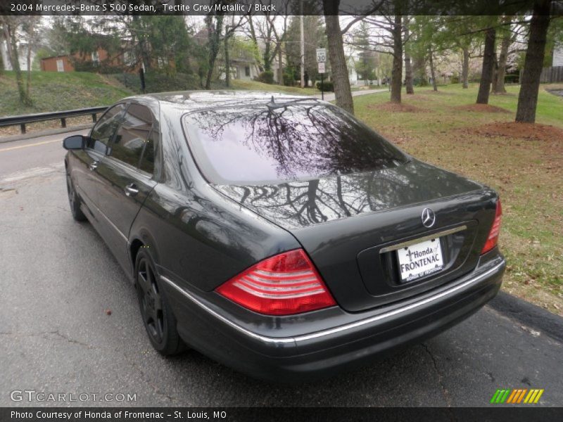 Tectite Grey Metallic / Black 2004 Mercedes-Benz S 500 Sedan