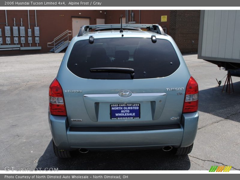 Alpine Frost / Gray 2006 Hyundai Tucson Limited 4x4