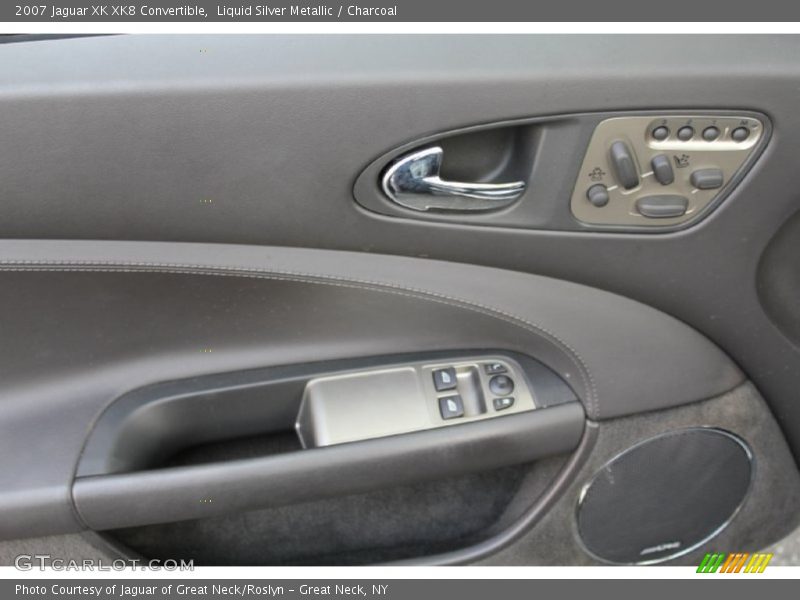 Liquid Silver Metallic / Charcoal 2007 Jaguar XK XK8 Convertible