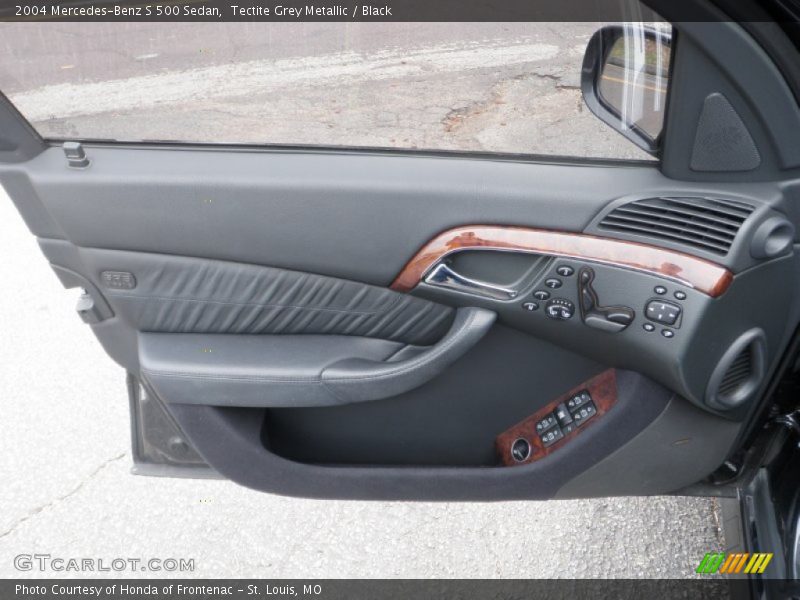 Tectite Grey Metallic / Black 2004 Mercedes-Benz S 500 Sedan