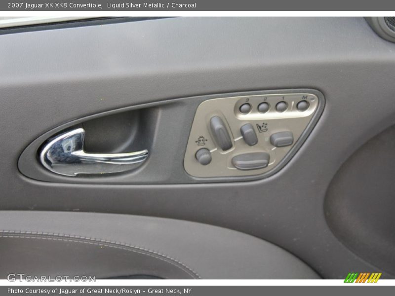 Liquid Silver Metallic / Charcoal 2007 Jaguar XK XK8 Convertible