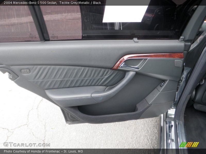 Tectite Grey Metallic / Black 2004 Mercedes-Benz S 500 Sedan
