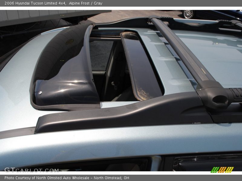 Alpine Frost / Gray 2006 Hyundai Tucson Limited 4x4