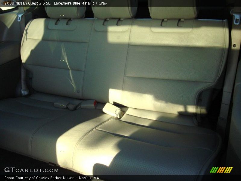 Lakeshore Blue Metallic / Gray 2008 Nissan Quest 3.5 SE