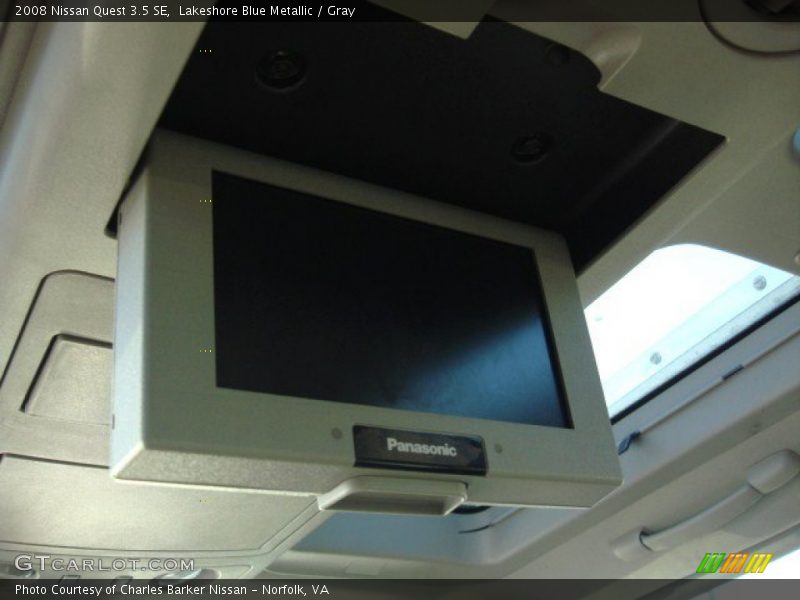 Lakeshore Blue Metallic / Gray 2008 Nissan Quest 3.5 SE