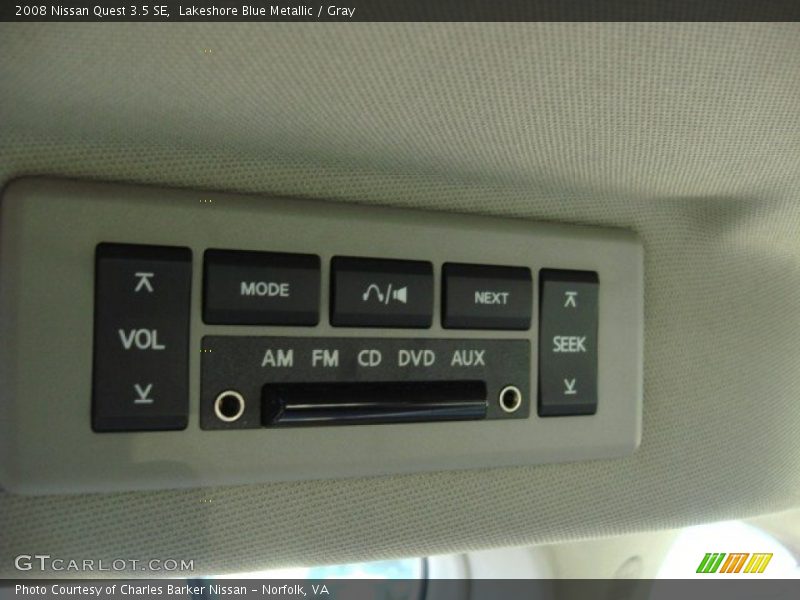 Lakeshore Blue Metallic / Gray 2008 Nissan Quest 3.5 SE