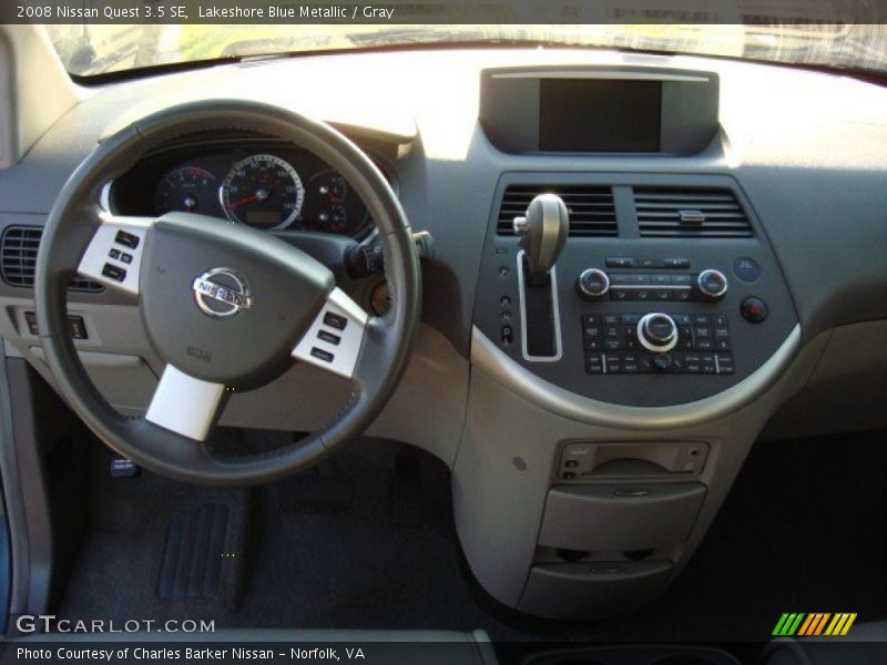Lakeshore Blue Metallic / Gray 2008 Nissan Quest 3.5 SE