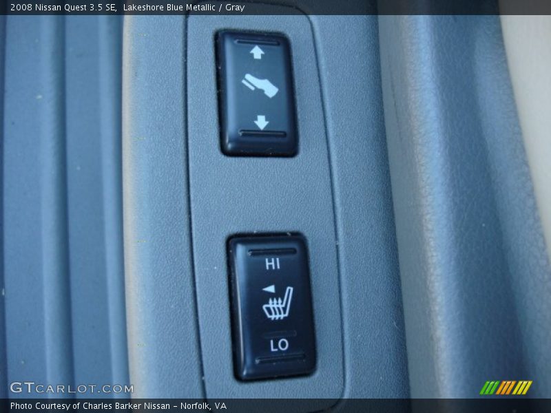 Lakeshore Blue Metallic / Gray 2008 Nissan Quest 3.5 SE