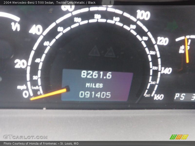 Tectite Grey Metallic / Black 2004 Mercedes-Benz S 500 Sedan
