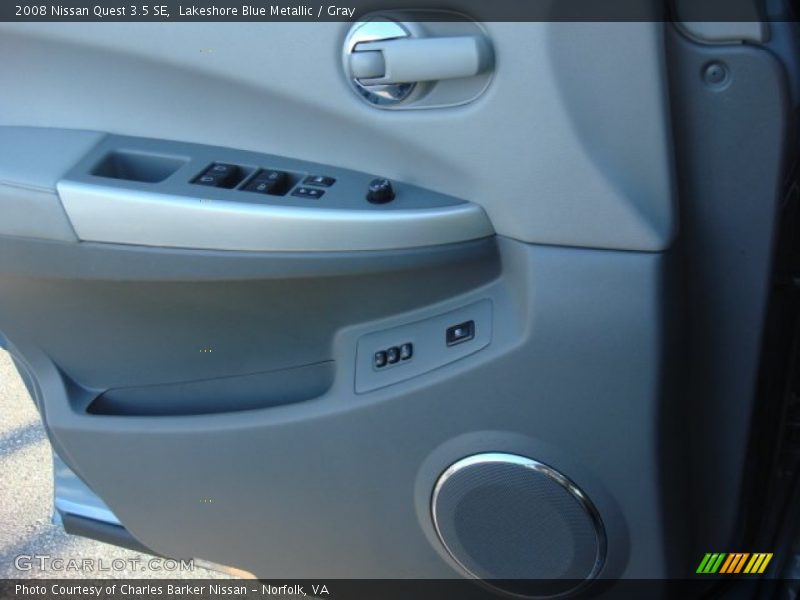 Lakeshore Blue Metallic / Gray 2008 Nissan Quest 3.5 SE