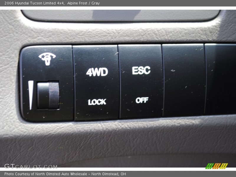 Alpine Frost / Gray 2006 Hyundai Tucson Limited 4x4