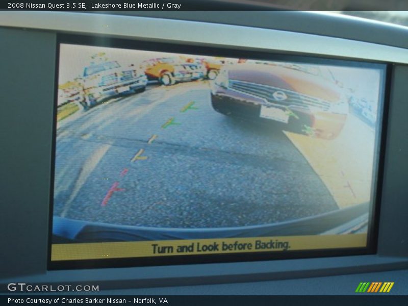 Lakeshore Blue Metallic / Gray 2008 Nissan Quest 3.5 SE