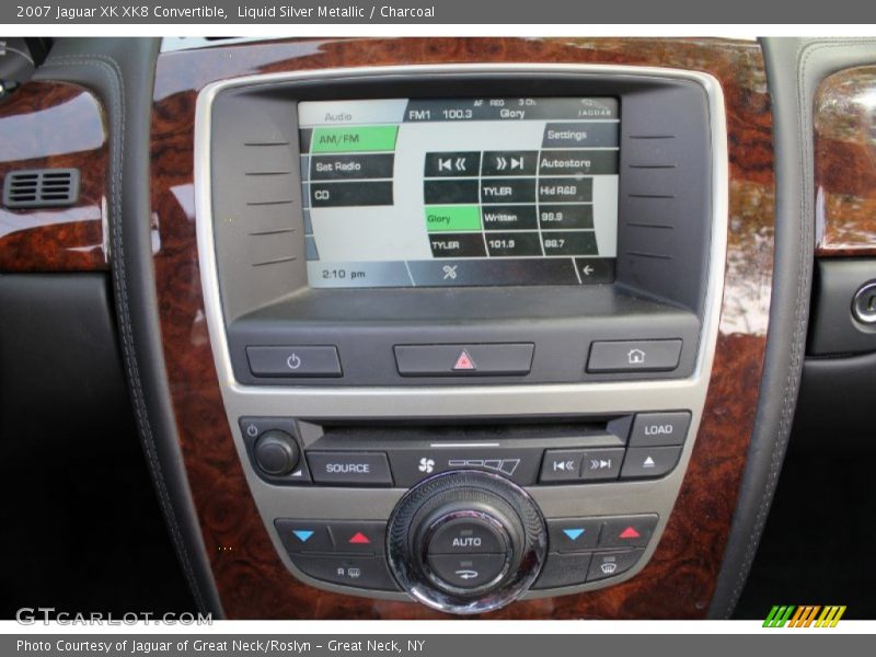 Liquid Silver Metallic / Charcoal 2007 Jaguar XK XK8 Convertible