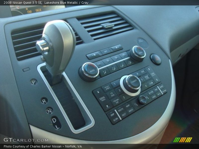 Lakeshore Blue Metallic / Gray 2008 Nissan Quest 3.5 SE