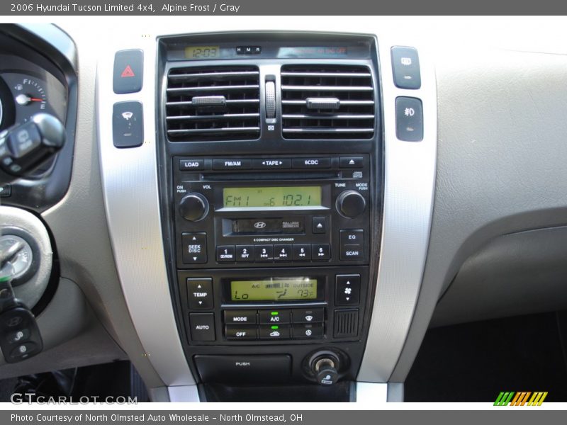 Alpine Frost / Gray 2006 Hyundai Tucson Limited 4x4