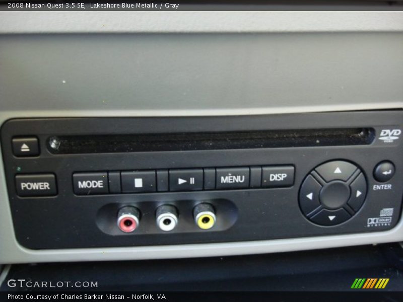 Lakeshore Blue Metallic / Gray 2008 Nissan Quest 3.5 SE