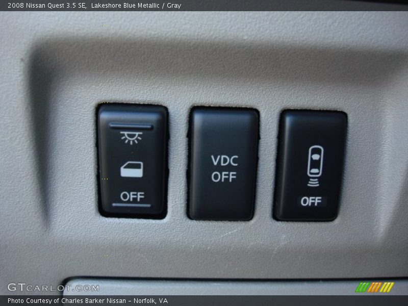 Lakeshore Blue Metallic / Gray 2008 Nissan Quest 3.5 SE