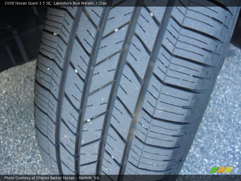 Lakeshore Blue Metallic / Gray 2008 Nissan Quest 3.5 SE