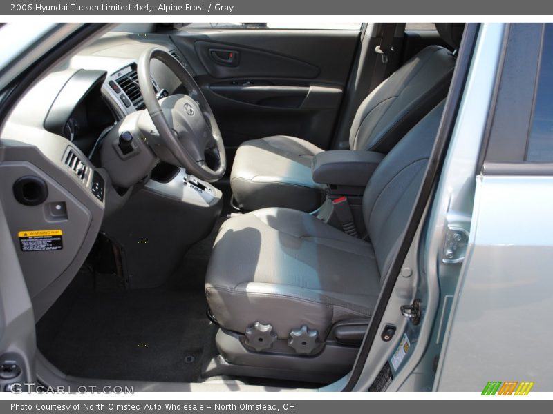 Alpine Frost / Gray 2006 Hyundai Tucson Limited 4x4
