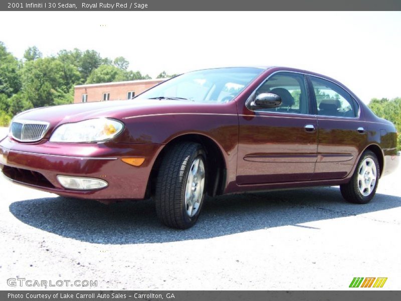 Royal Ruby Red / Sage 2001 Infiniti I 30 Sedan