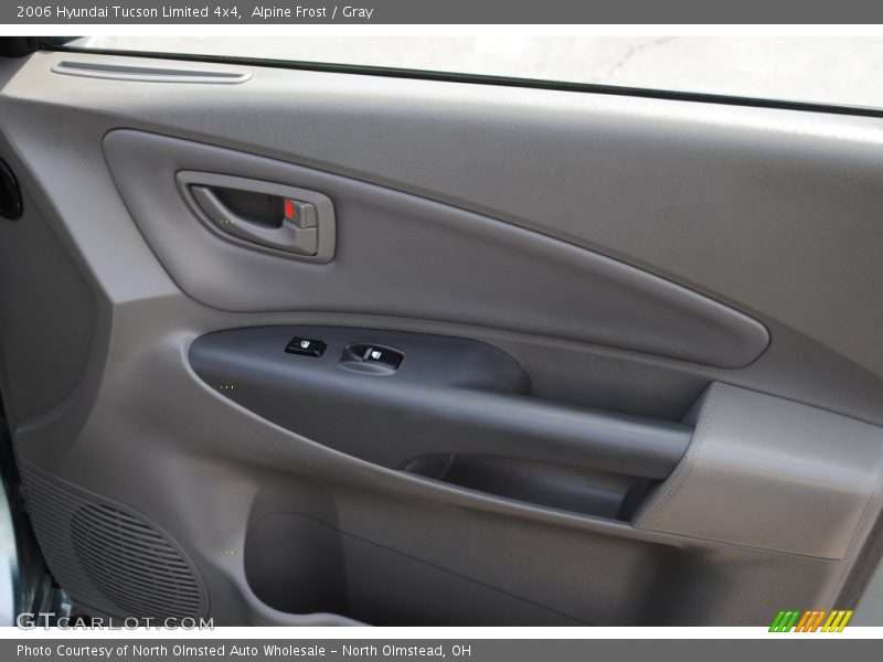 Alpine Frost / Gray 2006 Hyundai Tucson Limited 4x4