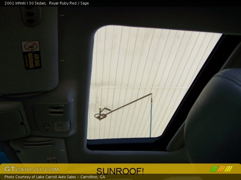 Royal Ruby Red / Sage 2001 Infiniti I 30 Sedan