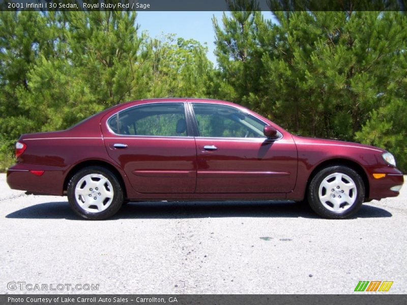 Royal Ruby Red / Sage 2001 Infiniti I 30 Sedan
