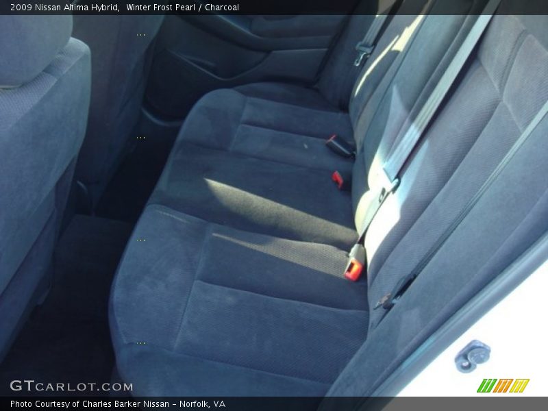 Winter Frost Pearl / Charcoal 2009 Nissan Altima Hybrid