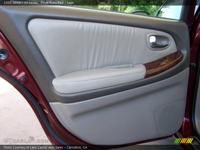 Royal Ruby Red / Sage 2001 Infiniti I 30 Sedan