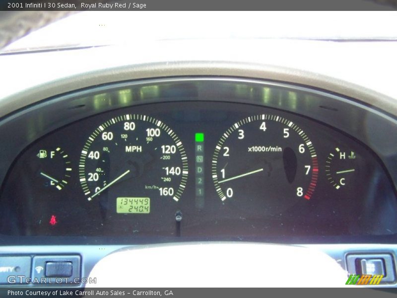 Royal Ruby Red / Sage 2001 Infiniti I 30 Sedan