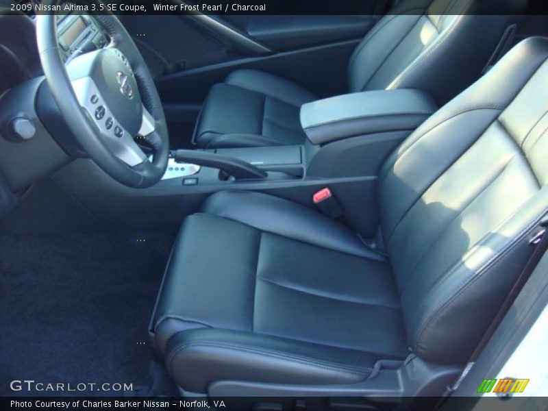 Winter Frost Pearl / Charcoal 2009 Nissan Altima 3.5 SE Coupe