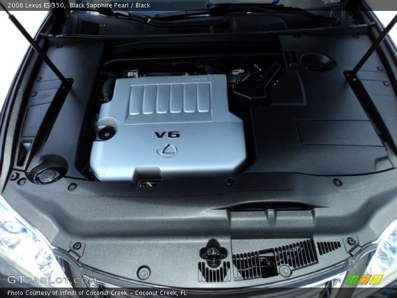 Black Sapphire Pearl / Black 2008 Lexus ES 350