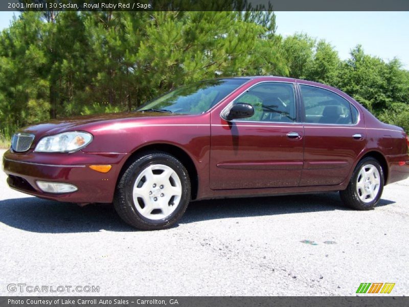 Royal Ruby Red / Sage 2001 Infiniti I 30 Sedan