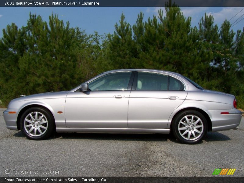 Platinum Silver / Cashmere 2001 Jaguar S-Type 4.0