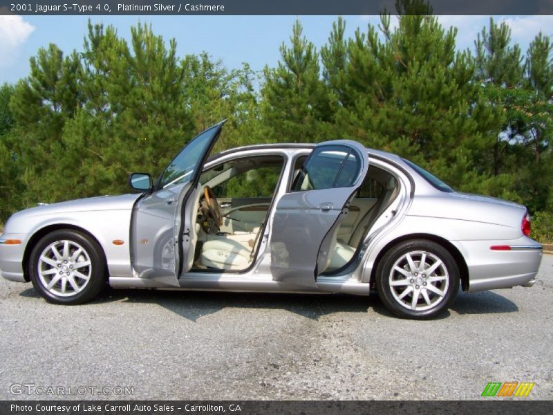 Platinum Silver / Cashmere 2001 Jaguar S-Type 4.0