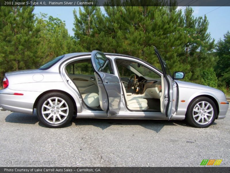 Platinum Silver / Cashmere 2001 Jaguar S-Type 4.0