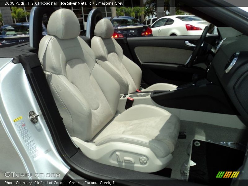  2008 TT 2.0T Roadster Limestone Grey Interior