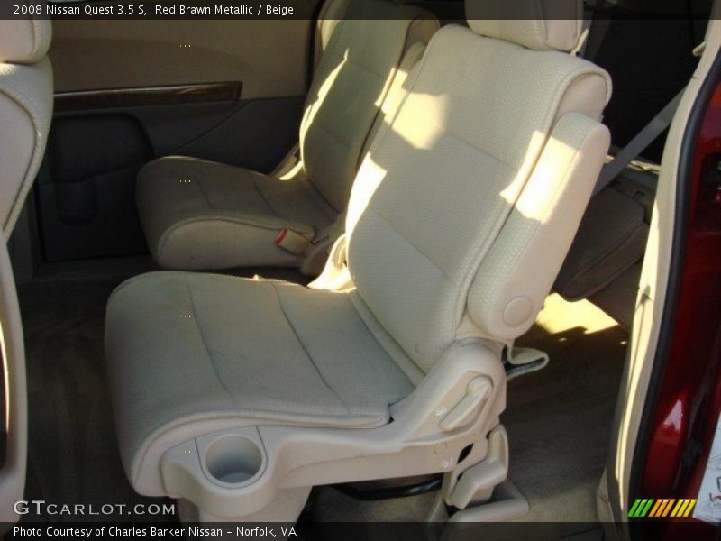 Red Brawn Metallic / Beige 2008 Nissan Quest 3.5 S