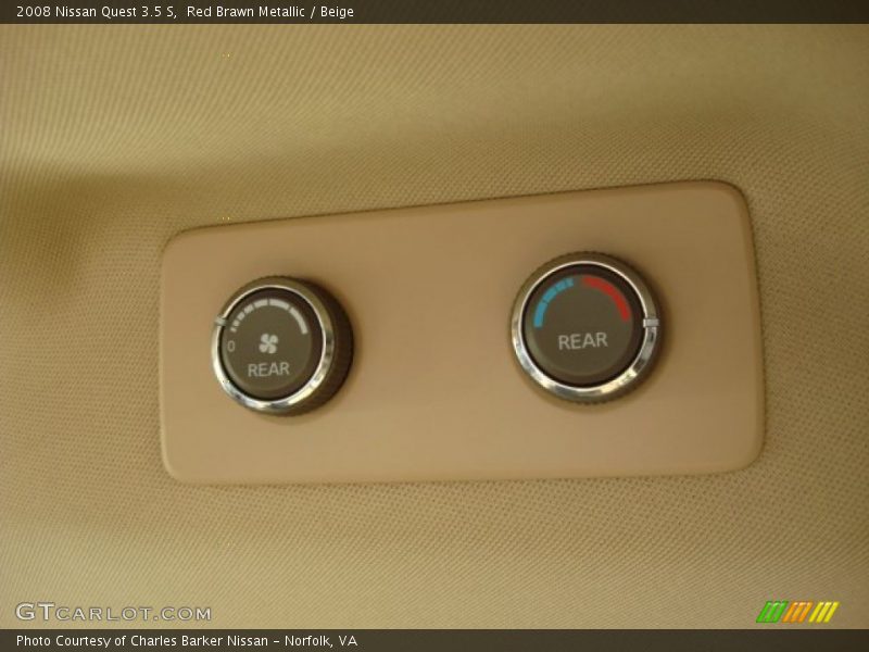 Red Brawn Metallic / Beige 2008 Nissan Quest 3.5 S