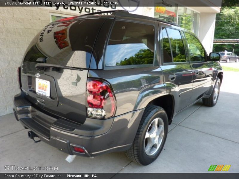 Graphite Metallic / Light Gray 2007 Chevrolet TrailBlazer LS 4x4