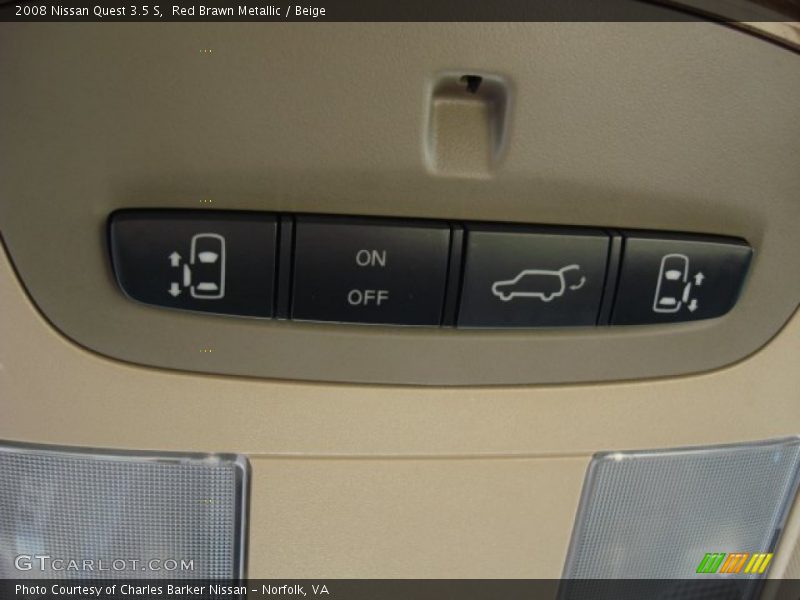 Red Brawn Metallic / Beige 2008 Nissan Quest 3.5 S