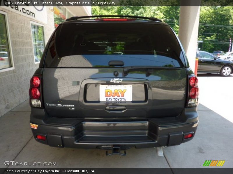 Graphite Metallic / Light Gray 2007 Chevrolet TrailBlazer LS 4x4