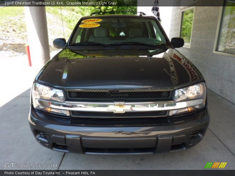 Graphite Metallic / Light Gray 2007 Chevrolet TrailBlazer LS 4x4