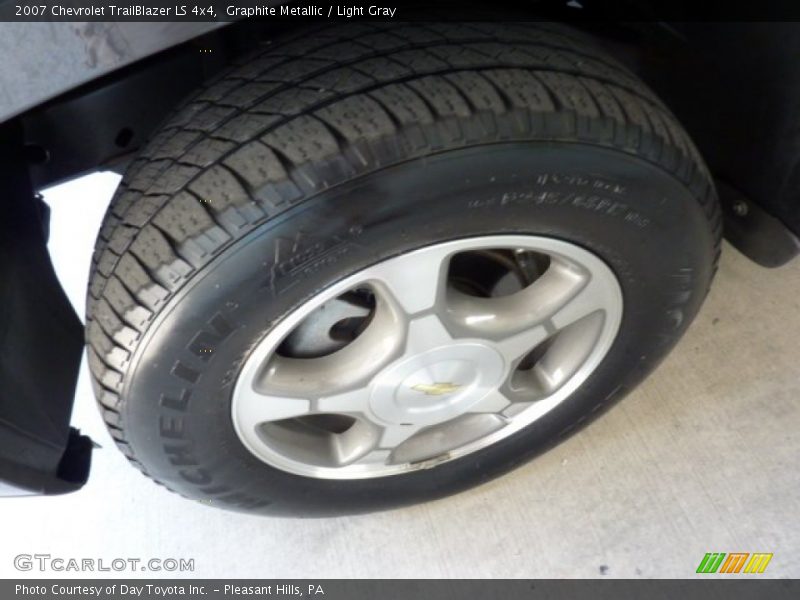 Graphite Metallic / Light Gray 2007 Chevrolet TrailBlazer LS 4x4